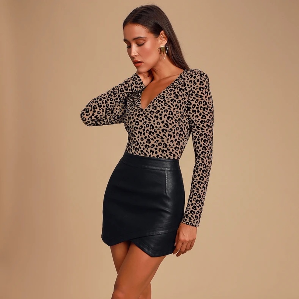 ASTR the label Inca Leopard Print Bodysuit